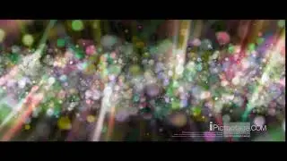 4K Bokeh Blur Animation Background with sun rays full vivid color sun ray glow abstract.