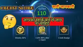 Mlbb credit score information in Hindi | mobile legends credit score ki jankari | mlbb credit score