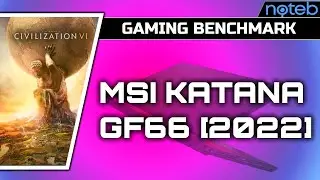 MSI KATANA GF66 (2022) - Civilization VI Gameplay Test (i5-12500H, RTX 3050)