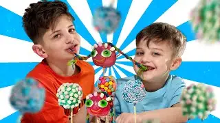 Ali Akel macht große LolliPops 🍭 XXL CakePops Wednesday | Огромные Кейк-попсы