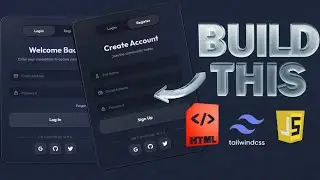3D Glass UI That TILTS with Mouse Movement - (HTML/CSS/JS Tutorial)