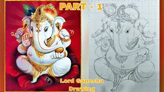 Lord Ganesha Drawing / PART - 1