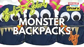 Monster Backpacks for Back To School