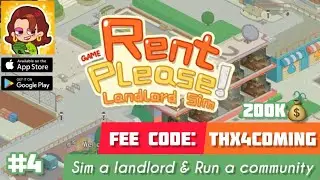 Rent Please Landlord Sim FREE CODE REDEEM 200K 💰 Gameplay COUPLE APARTMENTS (Android, iOS) - Part 4