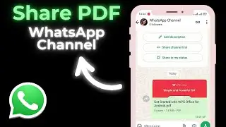 how to send pdf file in whatsapp channel