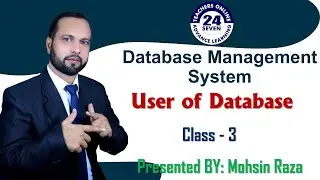 CS403 Short Lecture - 03 | VU Short Lecture | Users of Database in (Urdu / Hindi)