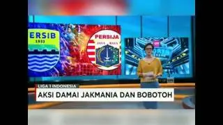 Detik Detik Aksi damai Jakmania dan Viking bekasi di stadion partiot