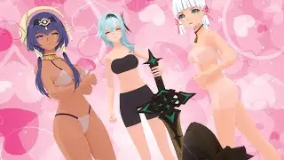 A mask that allows you to see through clothes will try Aether. [Genshin Animation]