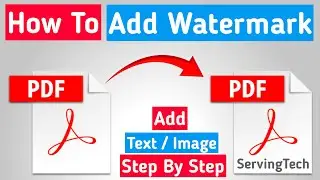 How To Add Watermark On PDF | For Free Without Software