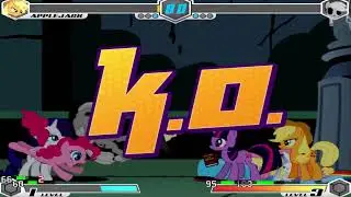 Fighting is Magic - Mane 6 (TE 16333) VS Zalgojack (White Chocolate)