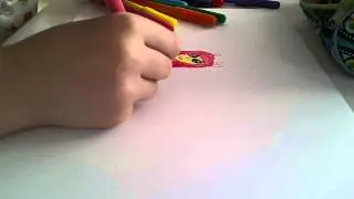 Как нарисовать девушку из эквестрии Флотершай😊