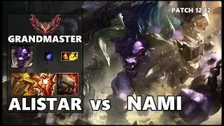 SEASON 12 GRANDMASTER Support Gameplay - ALISTAR vs NAMI Patch 12.12