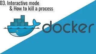 Docker interactive mode and how to kill a process