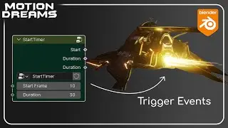 Start Timer Function | Blender Geometry Nodes