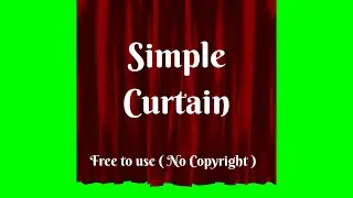 Curtain Green Screen Effect 4k hd || Green screen Curtain Effect || Green Screen No Copyright Video