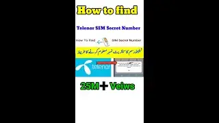 How To Find Telenor SIM Secret Number