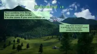 Mountain scene in Blender - qick tutorial