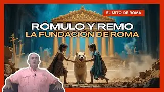 Rómulo y Remo y la fundación de Roma.