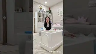Setting up my bunny's new litter box 🐰
