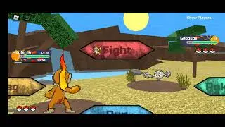 Chimchar as starter Pokémon in Legends of Space on ROBLOX Part 2