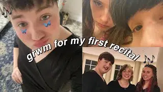 GRWM for my first voice recital 🎶