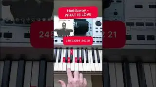 Haddaway- What Is Love (piano tutorial) 
