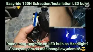 Headlight LED bulb installation/replacement from old MO2K LED 40w - parang MDL Solid!