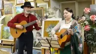 Романс "Мне и самой". Автор-исполнитель - Ника Сигал, вторая гитара - Михаил Воловликов