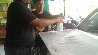Cara mudah masing stiker ukuran panjang
