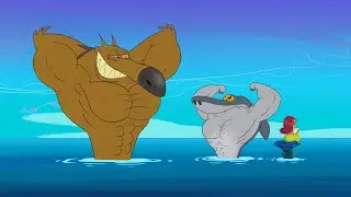 ZIG e SHARKO 🌴 QUEM É O MAIS FORTE AGORA? 💪 Zig e Sharko Brasil | Desenho Animado em português