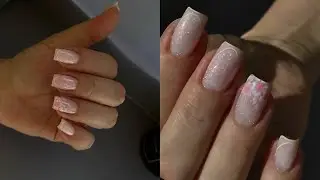 Свадебный маникюр/Китайская роспись/Френч стемпинг #nails #дизайнногтей #маникюр #френч #стемпинг