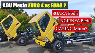 The sound is unique! Comparison of Euro 2 and Euro 4 Canter engines, the sound is different