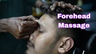 Relaxing Forehead Massage And Head Massage ASMR | Neck Cracking Head Massage With Scratching Tapping