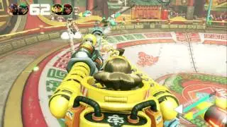 ARMS ~ MECHANICA & NINJARA VS  TWINTELLE & NINJARA ~ FOAMING BEAKER - NO COMMENTARY