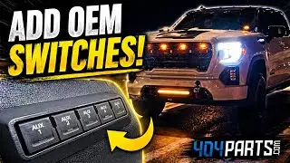 GMC Sierra & Chevy Silverado OEM Upfitter Auxiliary Switch Upgrade – Full Install Guide!