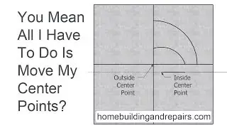 How To Relocate Center Points To Create Different Circular Stairway Designs - Building Layout