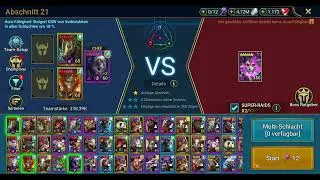 Raid Shadow Legends Faction Wars Hard 21 Skinwalker (Auto) with Marius + Wukong
