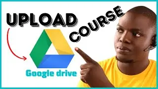 How to upload host course on Google drive | 