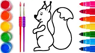 Bolalar uchun Olmaxon rasmini chizish/Drawing Hamster for children/Рисование хомяка для детей