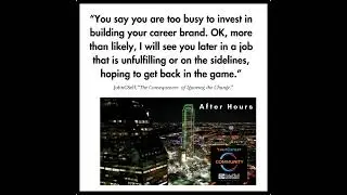 Too Busy to Build Your Personal Brand?