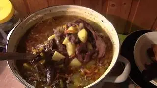 Суп из бобра, классический рецепт острого супа из бобрятины, готовим!