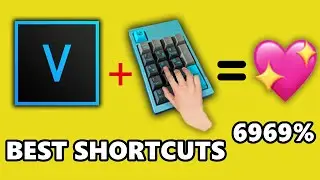 One Handed Editing is 6969% Faster& Effecient Tutorial [sony vegas/Adobe Premiere]