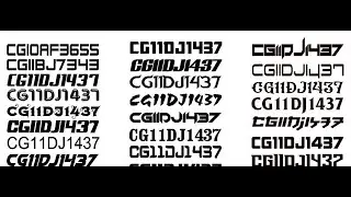 Number Plate Font Creation in Flexi & CorelDRAW | Step-by-Step Guide Aaditya stickers gfx
