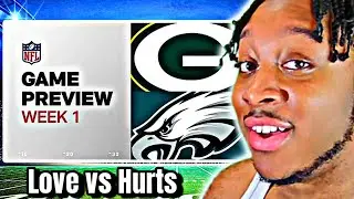 RAVENS FAN reacts to Green Bay Packers vs. Philadelphia Eagles | 2024 Week 1 Game Preview
