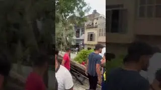 आखिर कैसे ??  गिरी मथुरा की सबसे बड़ी पानी की टंकी ख़ौफ़नाक मंजर 😱