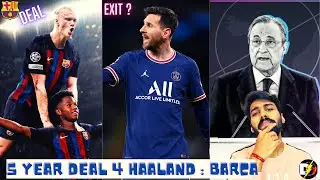 Messi Psg Exit ? Haaland Xavi Meeting ! Transfer News | Erik Ten Hag Manchester united | Divyansh