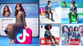 How to create 3D AI Social Media Images | 3D Animation | Bing Image Creator