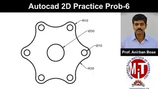Autocad Practice Problem 6
