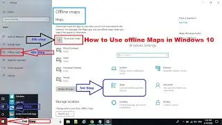 Offline Maps | Download and Save Your Maps | How to Use Offline Maps Windows 10 in Hindi |