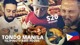 🇵🇭 FOREIGN TRIED STREET FOODS IN MANILA | LESS THAN $20 | ILOCANONG ENGLISHERO ft. @ARABMATESarabmates